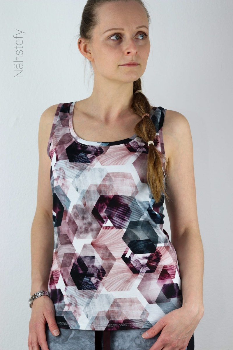 FANØ – Tanktop Damen digitales Schnittmuster als PDF Download | enganliegend & vielseitig | Größe 32–50 | SEAMONE – Damen PDF Schnittmuster | SEAMONE