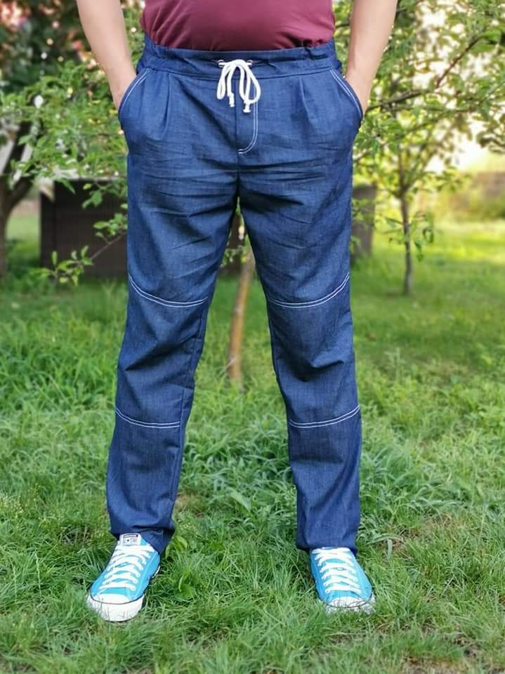 FYN – Hose Herren digitales Schnittmuster als PDF download | mit geradem Bein & Teilungsoption | Größe 44–62 | SEAMONE – Herren A4 + A0 + Beamer PDF Schnittmuster | SEAMONE