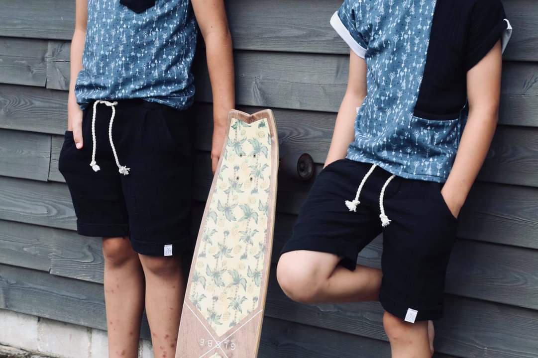 FYN – Hose Kinder digitales Schnittmuster als PDF download | mit geradem Bein & optionalen Teilungen | Größe 98–152 | SEAMONE – Kinder A4 + A0 + Beamer PDF Schnittmuster | SEAMONE