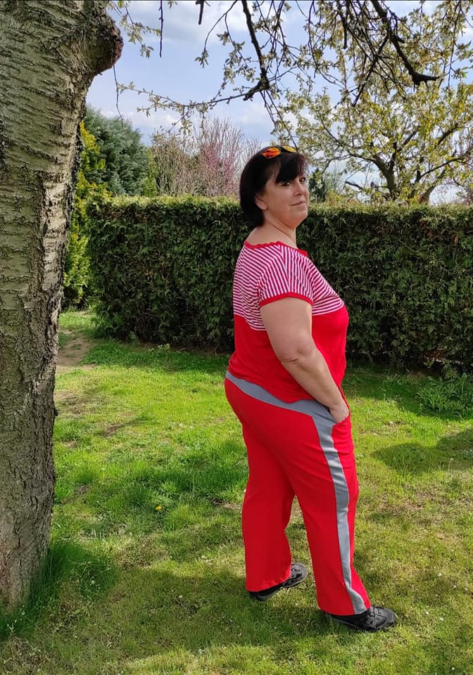 HÅLIN – Jogginghose Damen digitales Schnittmuster als PDF download | mit Seitenstreifen & Teilungsdetails | Größe 46–62 | SEAMONE – Damen A4 + A0 + Beamer PDF Schnittmuster | SEAMONE