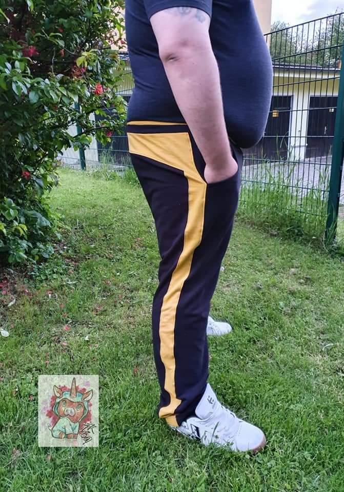 HÅLIN – Jogginghose Herren digitales Schnittmuster als PDF download | mit Seitenstreifen & Teilungsdetails | Größe 56–72 | SEAMONE – Herren A4 + A0 + Beamer PDF Schnittmuster | SEAMONE