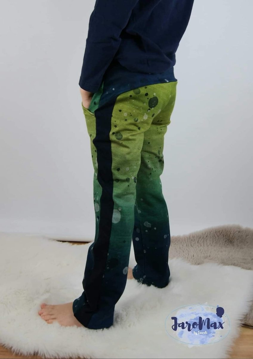 HÅLIN – Jogginghose Kinder digitales Schnittmuster als PDF download | mit Seitenstreifen & Teilungsdetails | Größe 86–164 | SEAMONE – Kinder A4 + A0 + Beamer PDF Schnittmuster | SEAMONE