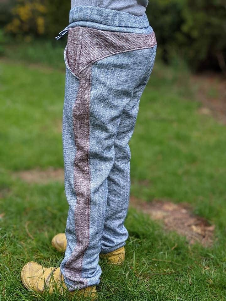 HÅLIN – Jogginghose Kinder digitales Schnittmuster als PDF download | mit Seitenstreifen & Teilungsdetails | Größe 86–164 | SEAMONE – Kinder A4 + A0 + Beamer PDF Schnittmuster | SEAMONE