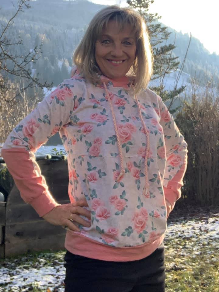 KALIX – Hoodie Damen digitales Schnittmuster als PDF Download | Oversize mit Teilungen & 3 Kragenvarianten | Größe 32–48 | SEAMONE – Damen A4 + A0 + Beamer PDF Schnittmuster | SEAMONE